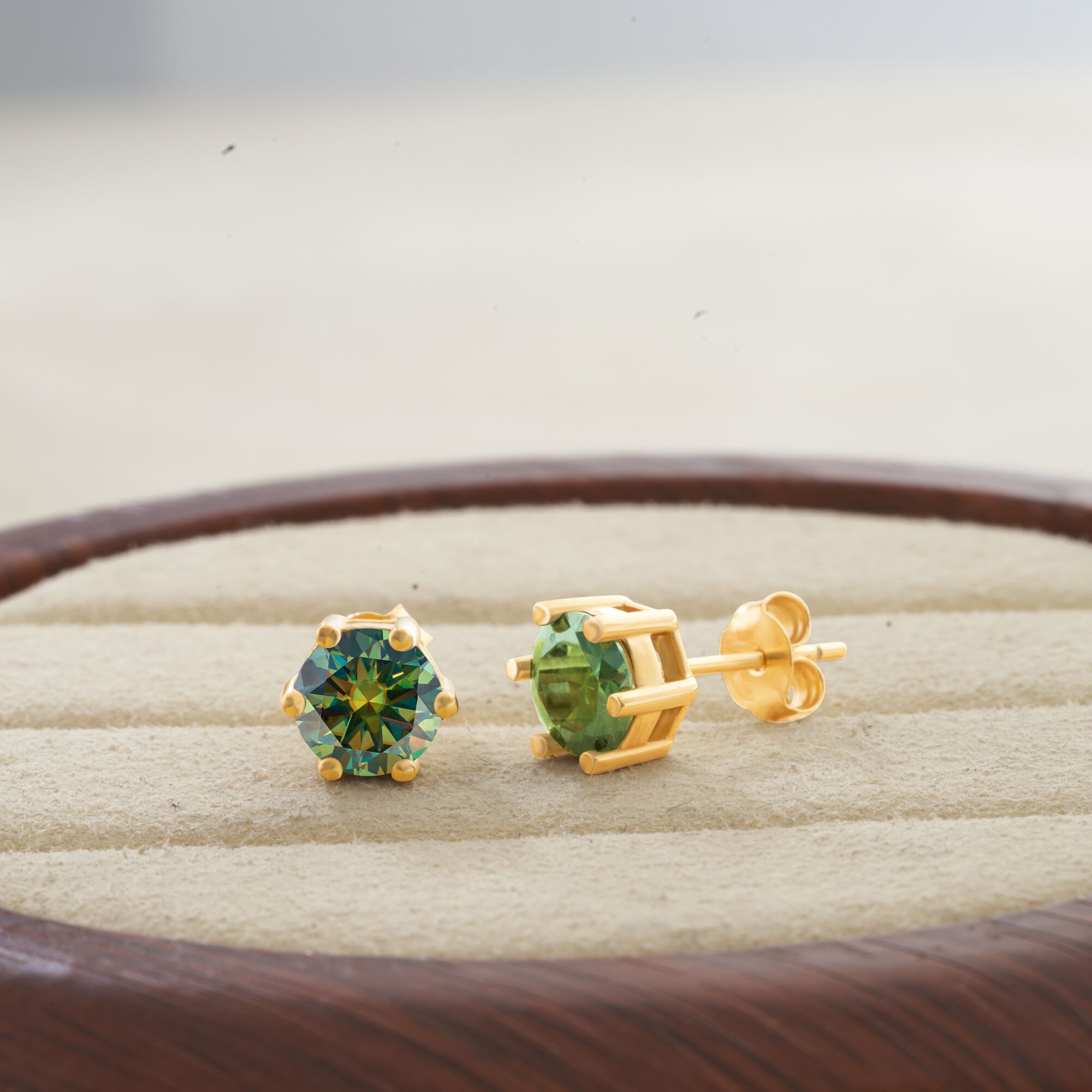 Moissanite 스터드 귀걸이 925 스털링 실버  - Moissanite Stud Earrings Round Cut 1Ct 리뷰 및 가격