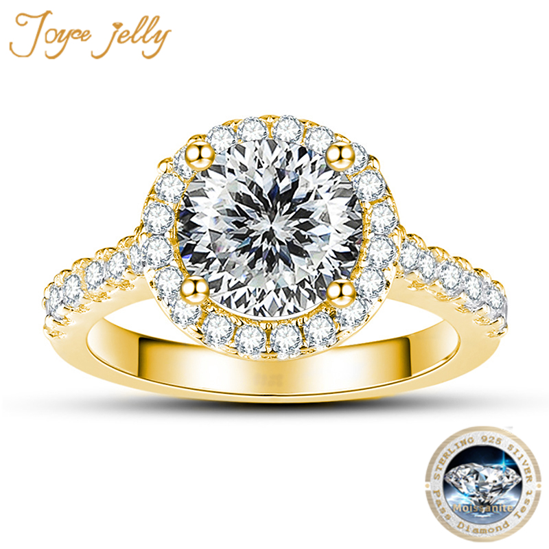 JoyceJelly 여성용 모이사나이트 다이아몬드 반지 - Lab Grown Diamond Ring 14K Gold 리뷰 및 가격
