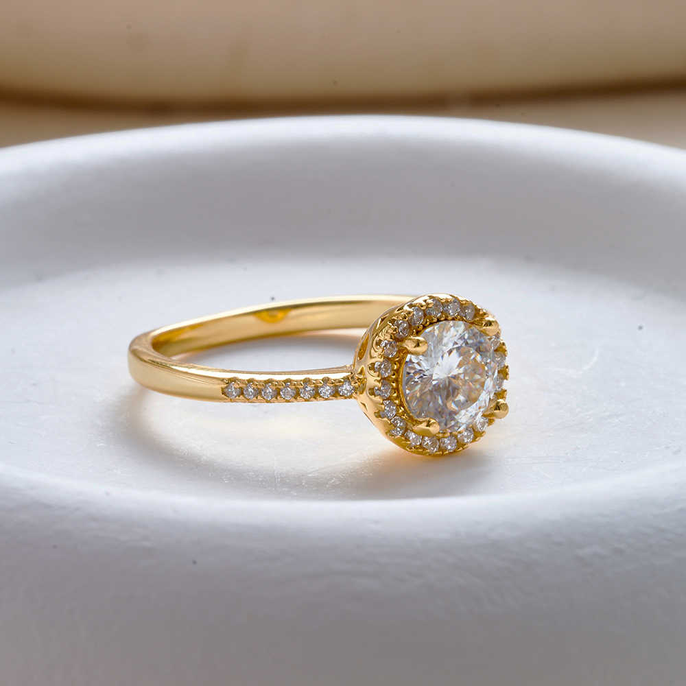 JoyceJelly 여성용 모이사나이트 다이아몬드 반지 - Lab Grown Diamond Ring 14K Gold 리뷰 및 가격