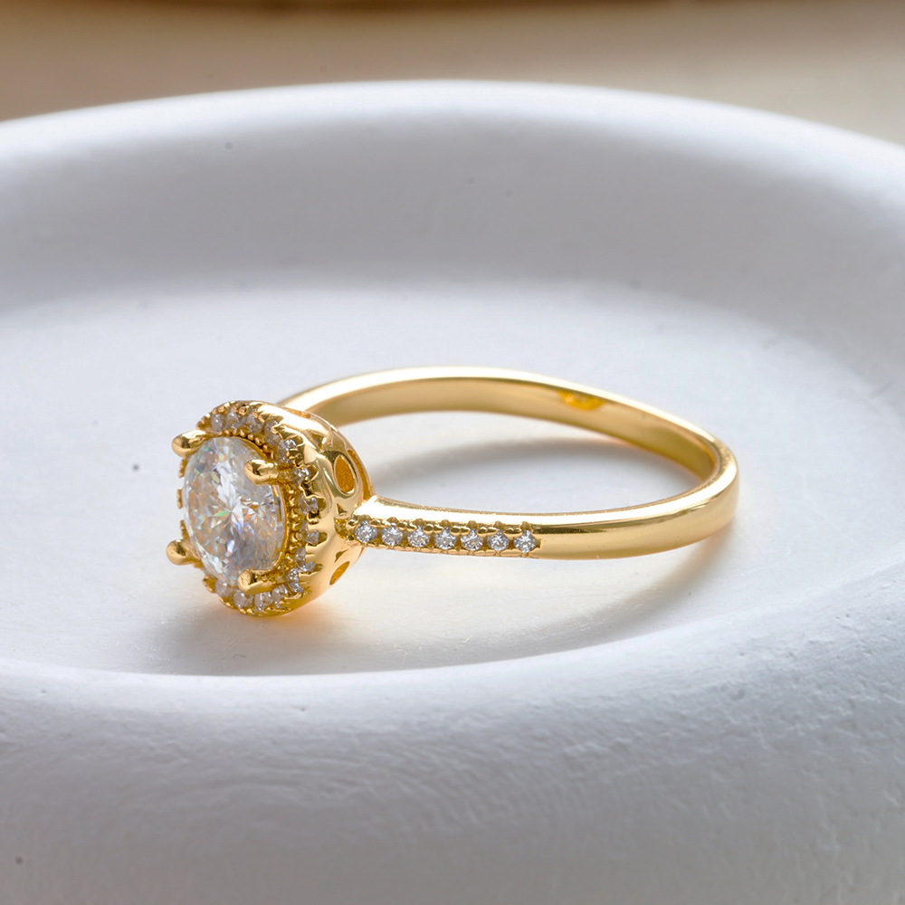 JoyceJelly 여성용 모이사나이트 다이아몬드 반지 - Lab Grown Diamond Ring 14K Gold 리뷰 및 가격
