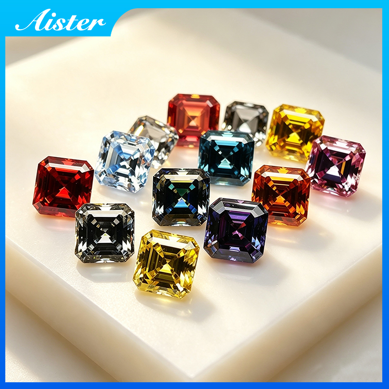 컬러 모이사나이트 루스 스톤 아셔 컷 0.5캐럿-5.0 - Gra Certificate Loose Moissanite Stone 리뷰 및 가격
