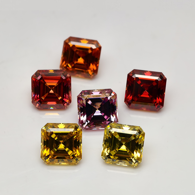 컬러 모이사나이트 루스 스톤 아셔 컷 0.5캐럿-5.0 - Gra Certificate Loose Moissanite Stone 리뷰 및 가격