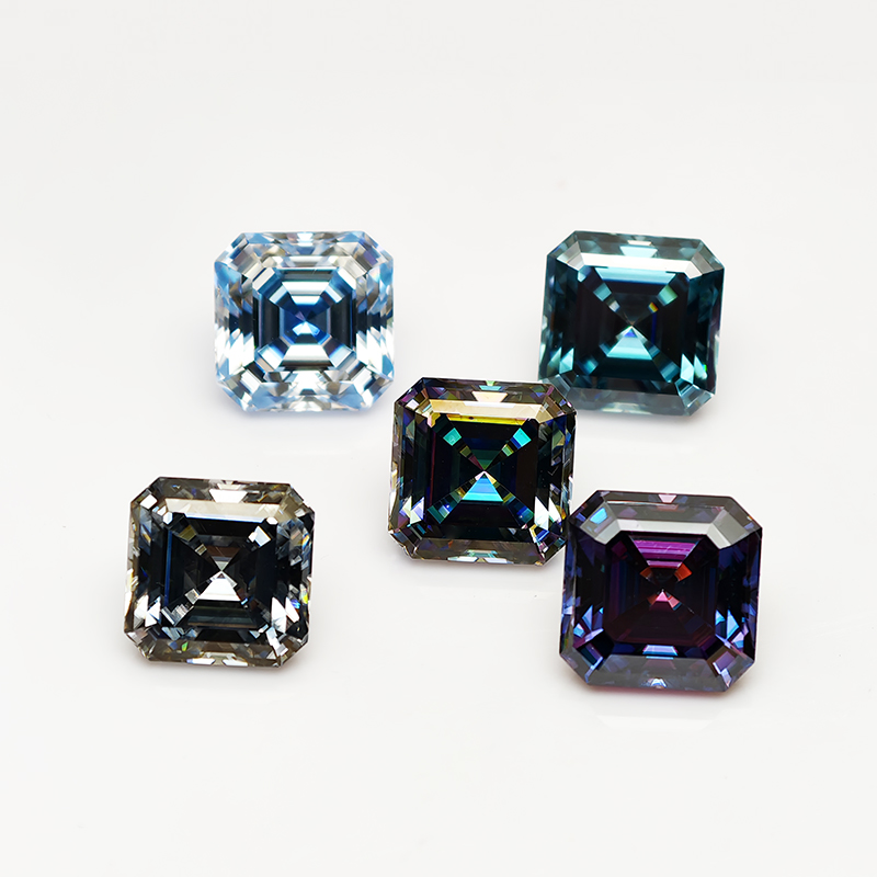 컬러 모이사나이트 루스 스톤 아셔 컷 0.5캐럿-5.0 - Gra Certificate Loose Moissanite Stone 리뷰 및 가격