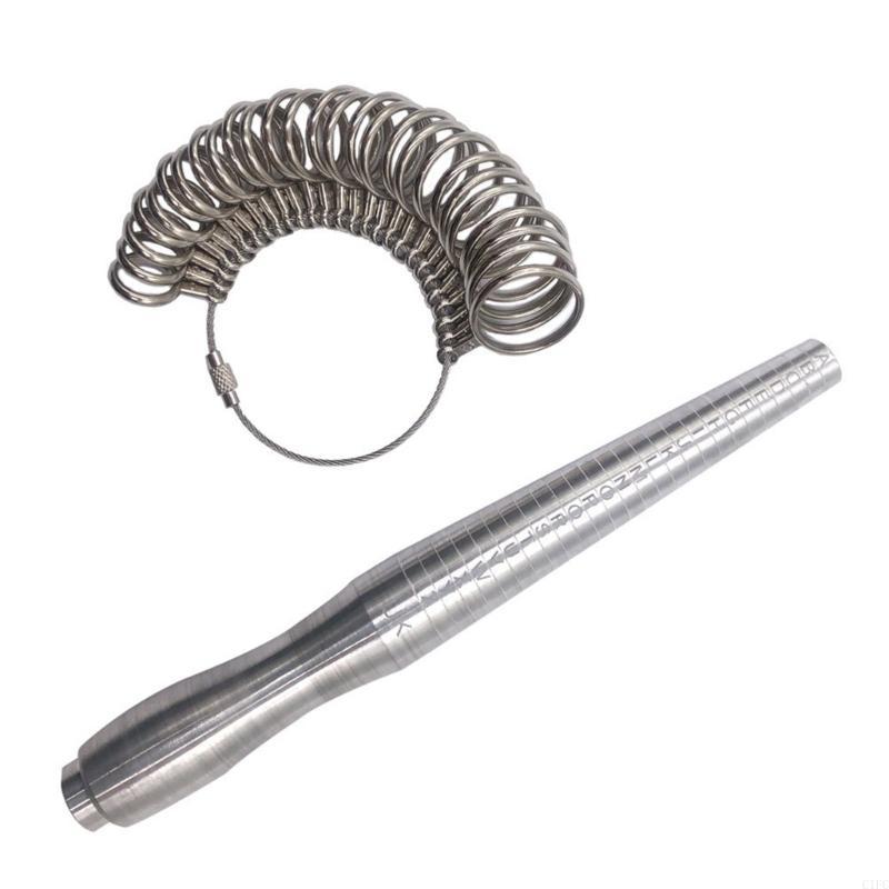 핑거 사이저 측정 링 도구 세트 링 측정 도구 링 사이 - Ring Sizer Measuring Tool Mandrel Set 리뷰 및 가격