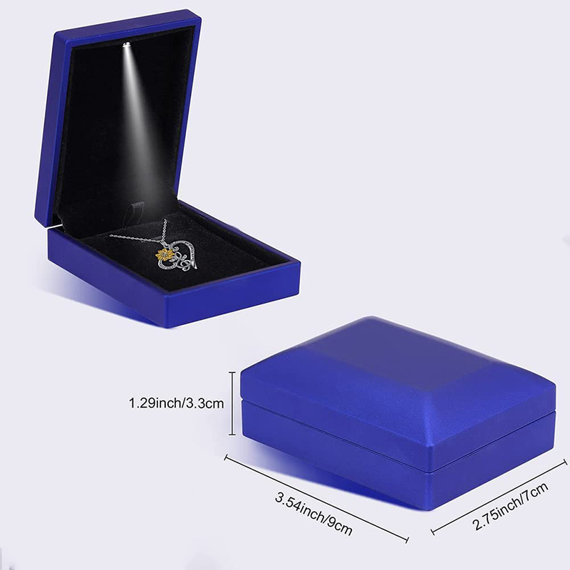 결혼식 약혼 제안 생일 기념일 선물 PackingCas - Velvet Ring Box Led Light Proposal 리뷰 및 가격