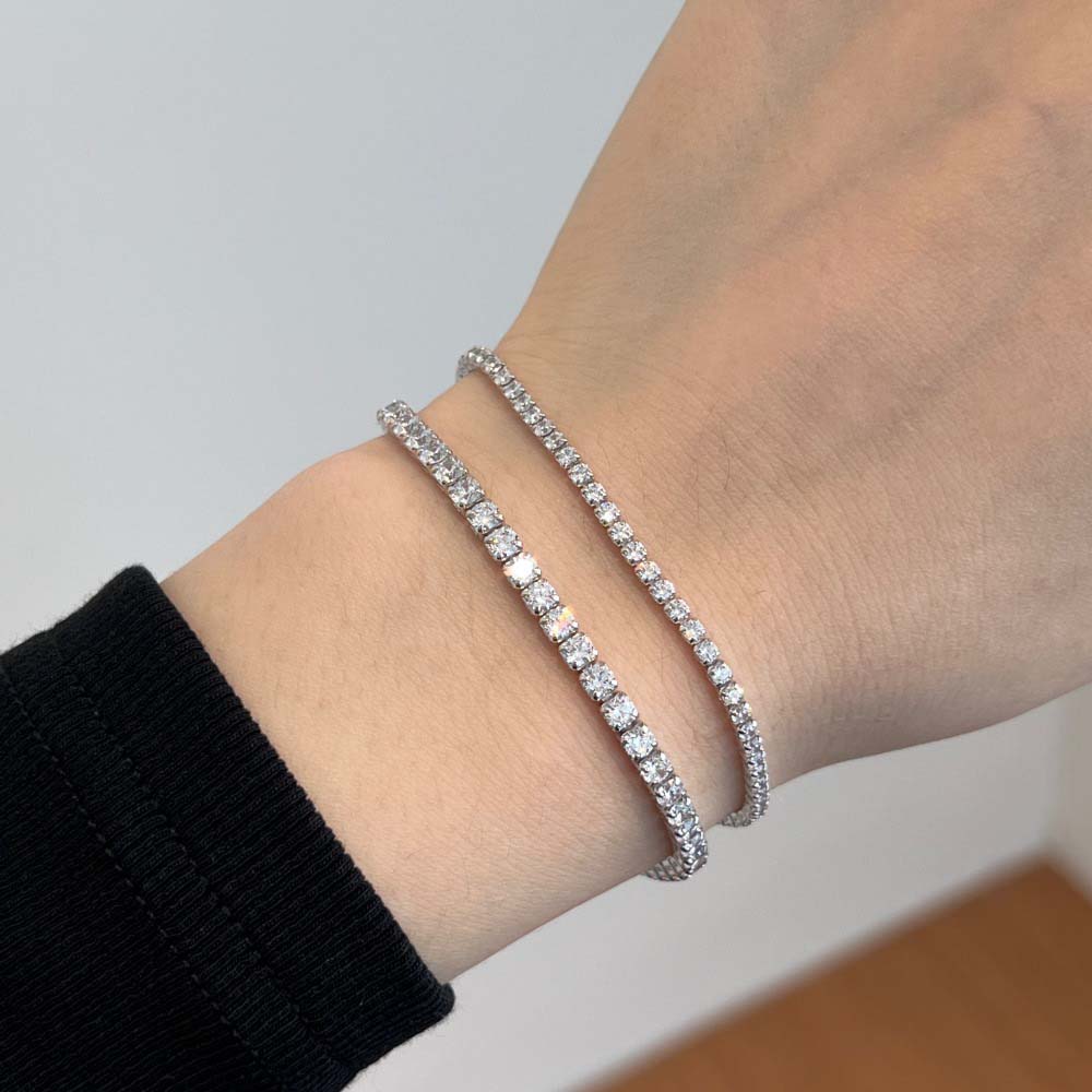 MUXIFC 2mm 2.5mm 3mm Moissanit - Moissanite Tennis Bracelet 925 Sterling 리뷰 및 가격