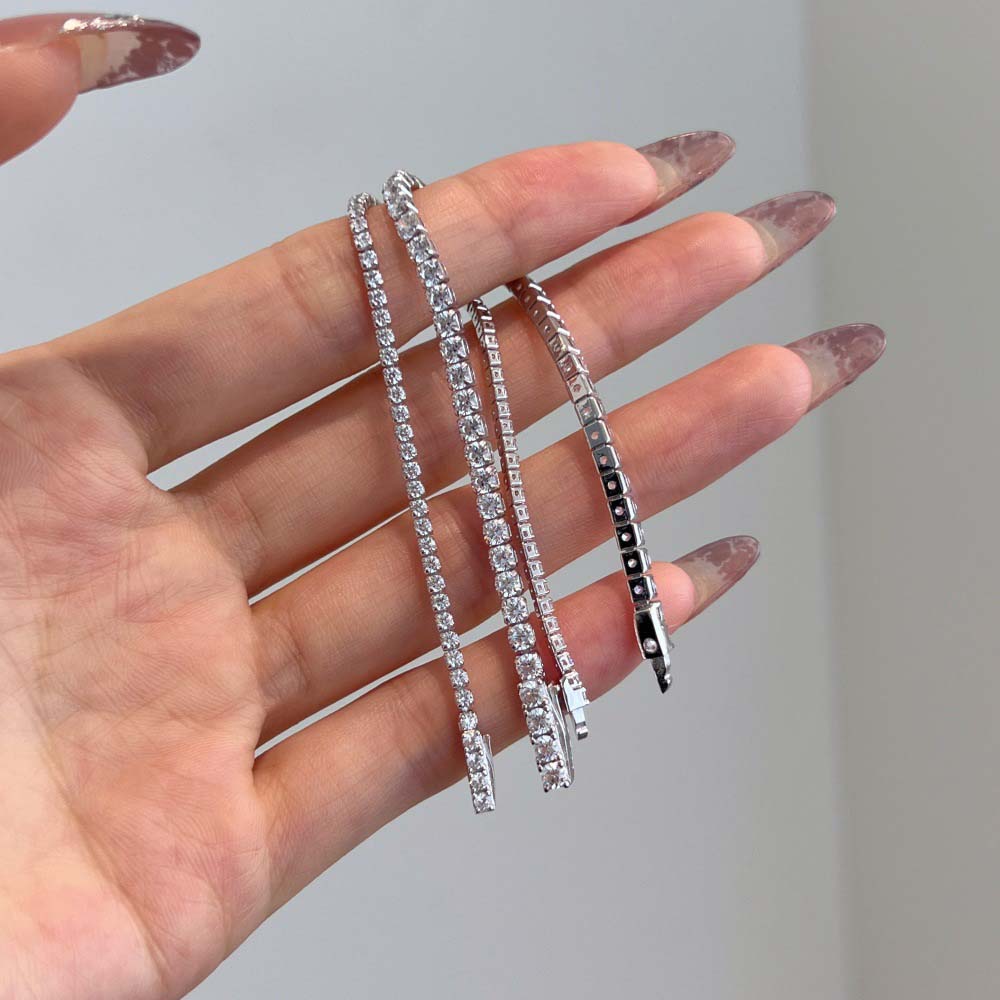 MUXIFC 2mm 2.5mm 3mm Moissanit - Moissanite Tennis Bracelet 925 Sterling 리뷰 및 가격