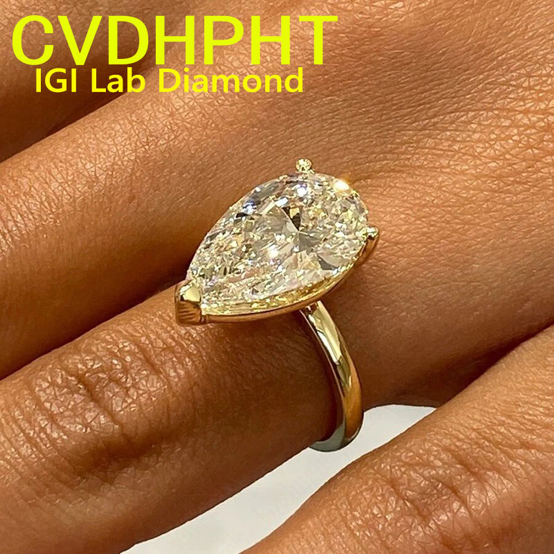 공장 맞춤형 명품 주얼리, 랩그로운 다이아몬드, 진짜  - Lab Grown Diamond Ring 14K Gold 리뷰 및 가격