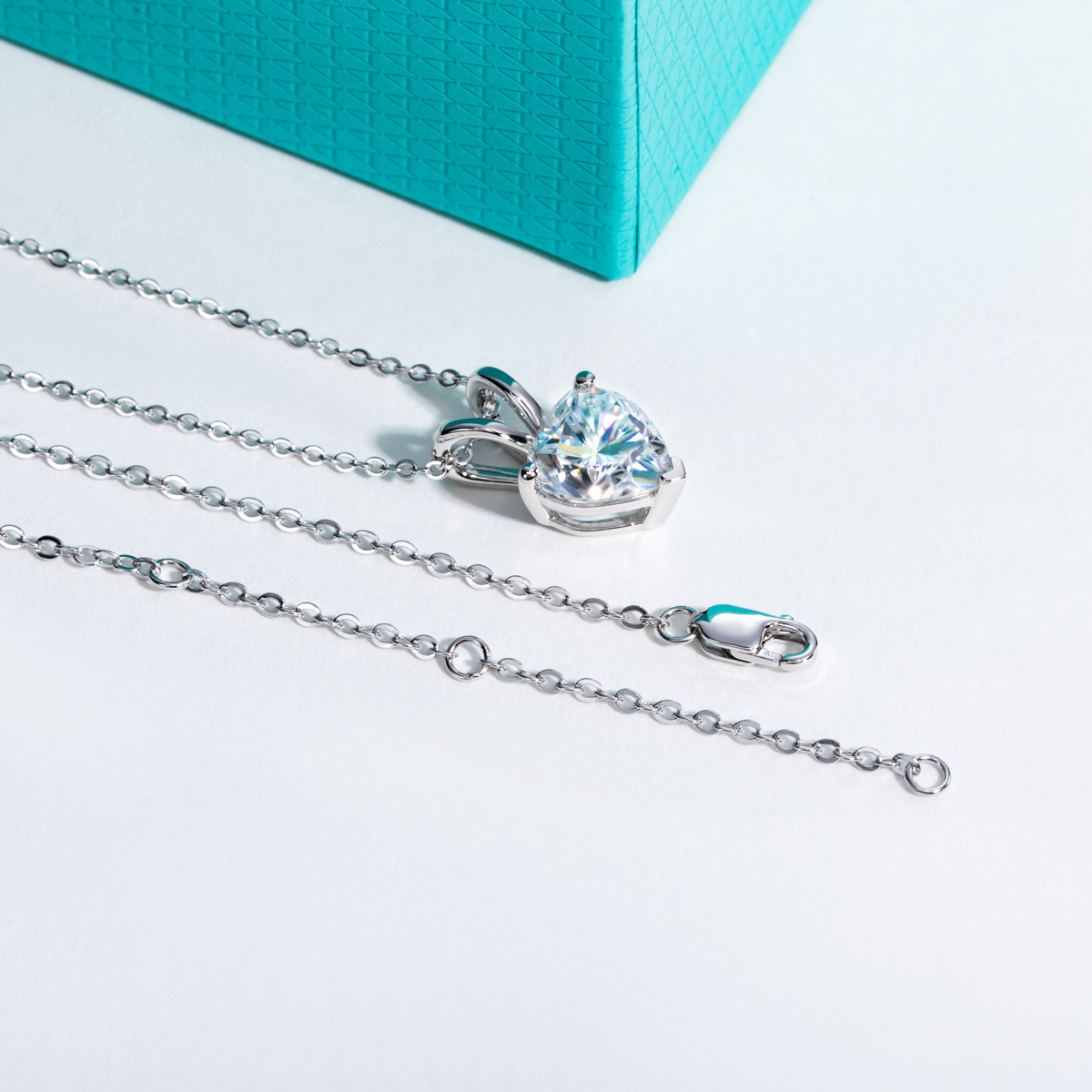 AnuJewel 2ct/3ct/4ct/5ct D 컬러  - Moissanite Pendant Necklace Solitaire 리뷰 및 가격