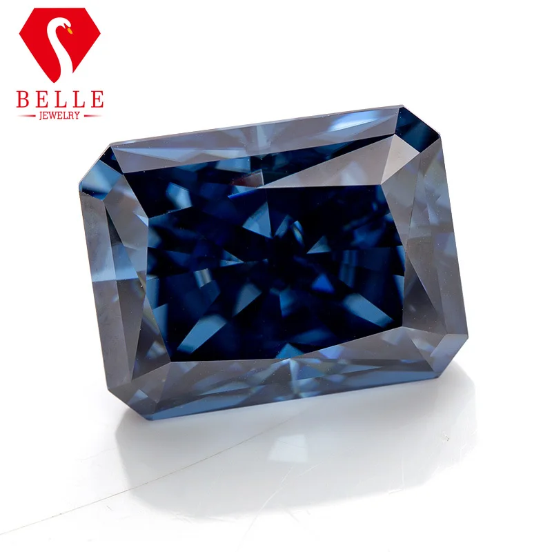모이사나이트 스톤 벨 생생한 블루 분쇄 아이스 래디언트 - Gra Certificate Loose Moissanite Stone 리뷰 및 가격
