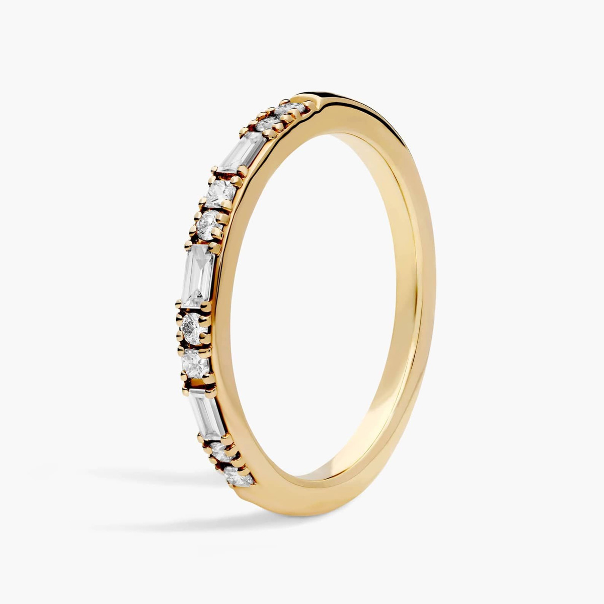 9K/14K/18K 옐로우 골드 하프 이터니티 랩 다이 - Lab Grown Diamond Ring 14K Gold 리뷰 및 가격