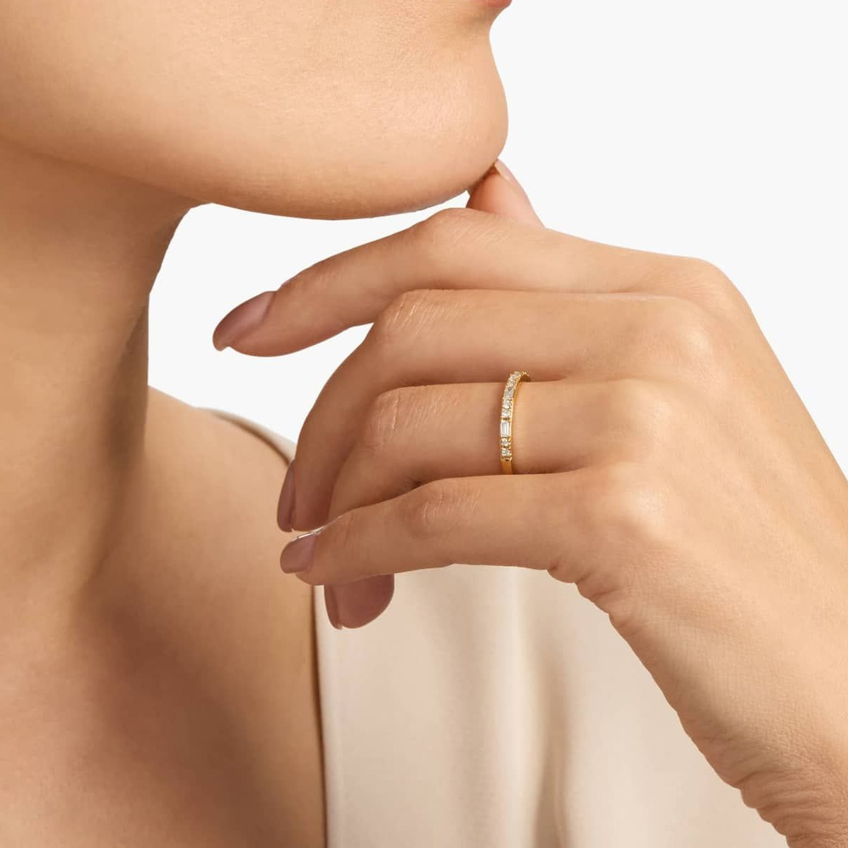 9K/14K/18K 옐로우 골드 하프 이터니티 랩 다이 - Lab Grown Diamond Ring 14K Gold 리뷰 및 가격