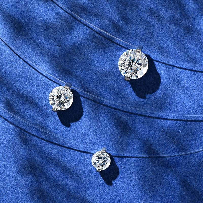 Lnkry 5mm/6.5mm/8mm 솔리테어 Moiss - Moissanite Pendant Necklace Solitaire 리뷰 및 가격