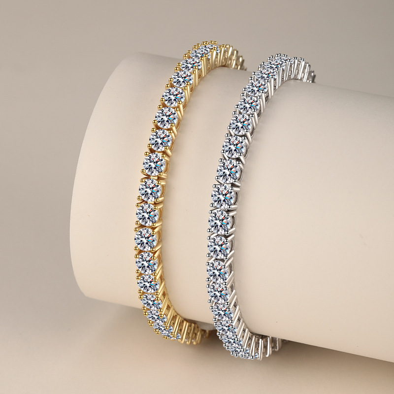 2/3/4/5mm VVS1 모이사나이트 테니스 팔찌,  - Moissanite Tennis Bracelet 925 Sterling 리뷰 및 가격