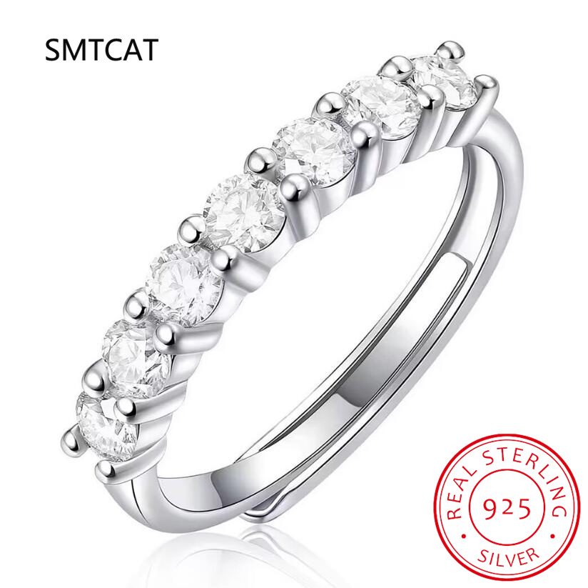 아이리스 모이사나이트 반지, 레이스 밴드 디자인, 92 - Moissanite Eternity Band Ring Stackable 리뷰 및 가격