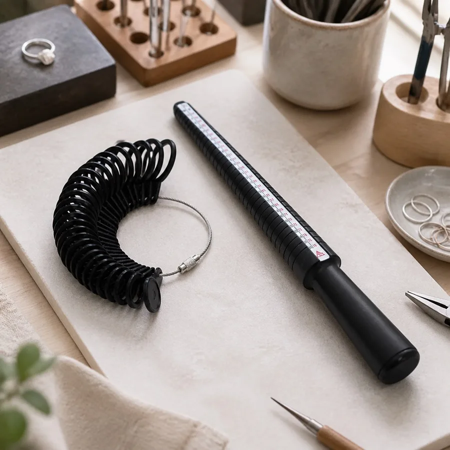 주얼리 도구 링 사이즈 측정 맨드렐 스틱 핑거 게이지  - Ring Sizer Measuring Tool Mandrel Set 리뷰 및 가격