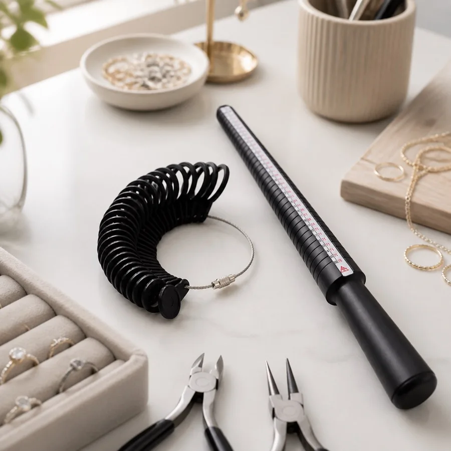 주얼리 도구 링 사이즈 측정 맨드렐 스틱 핑거 게이지  - Ring Sizer Measuring Tool Mandrel Set 리뷰 및 가격