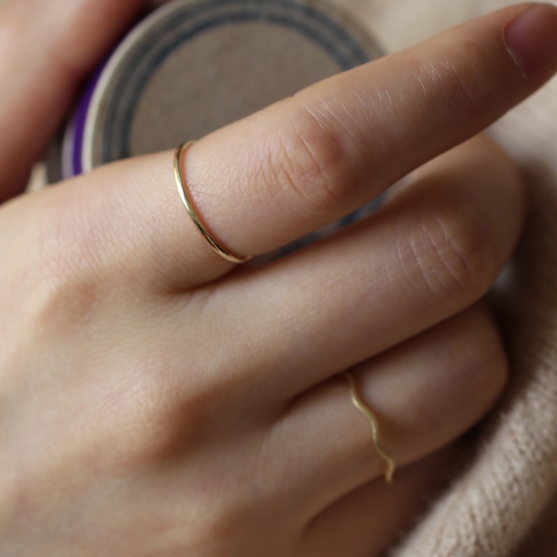 여성을위한 925 스털링 실버 도금 14K 골드 미니멀 - Lab Grown Diamond Ring 14K Gold 리뷰 및 가격