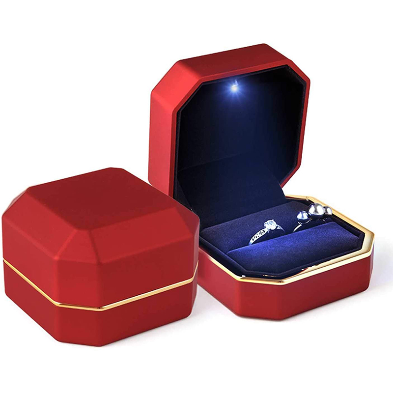 LED 쥬얼리 링 박스 럭셔리 벨벳 고무 목걸이 펜던트 - Velvet Ring Box Led Light Proposal 리뷰 및 가격
