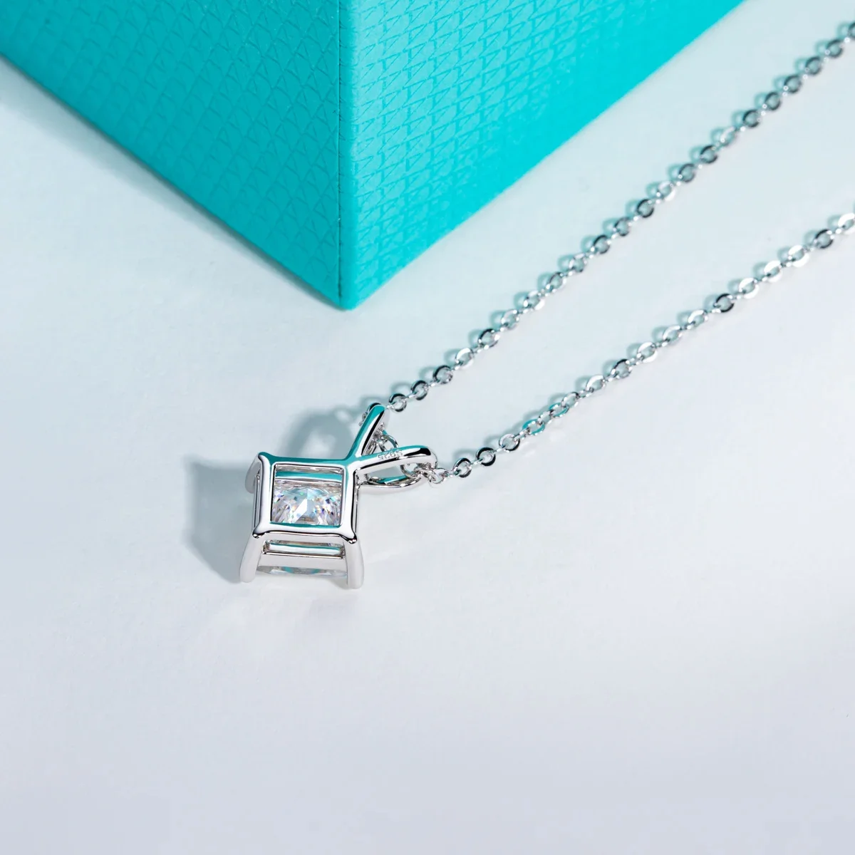 FCGJHW 2캐럿/3캐럿/4캐럿/5캐럿 D 컬러 프린 - Moissanite Pendant Necklace Solitaire 리뷰 및 가격