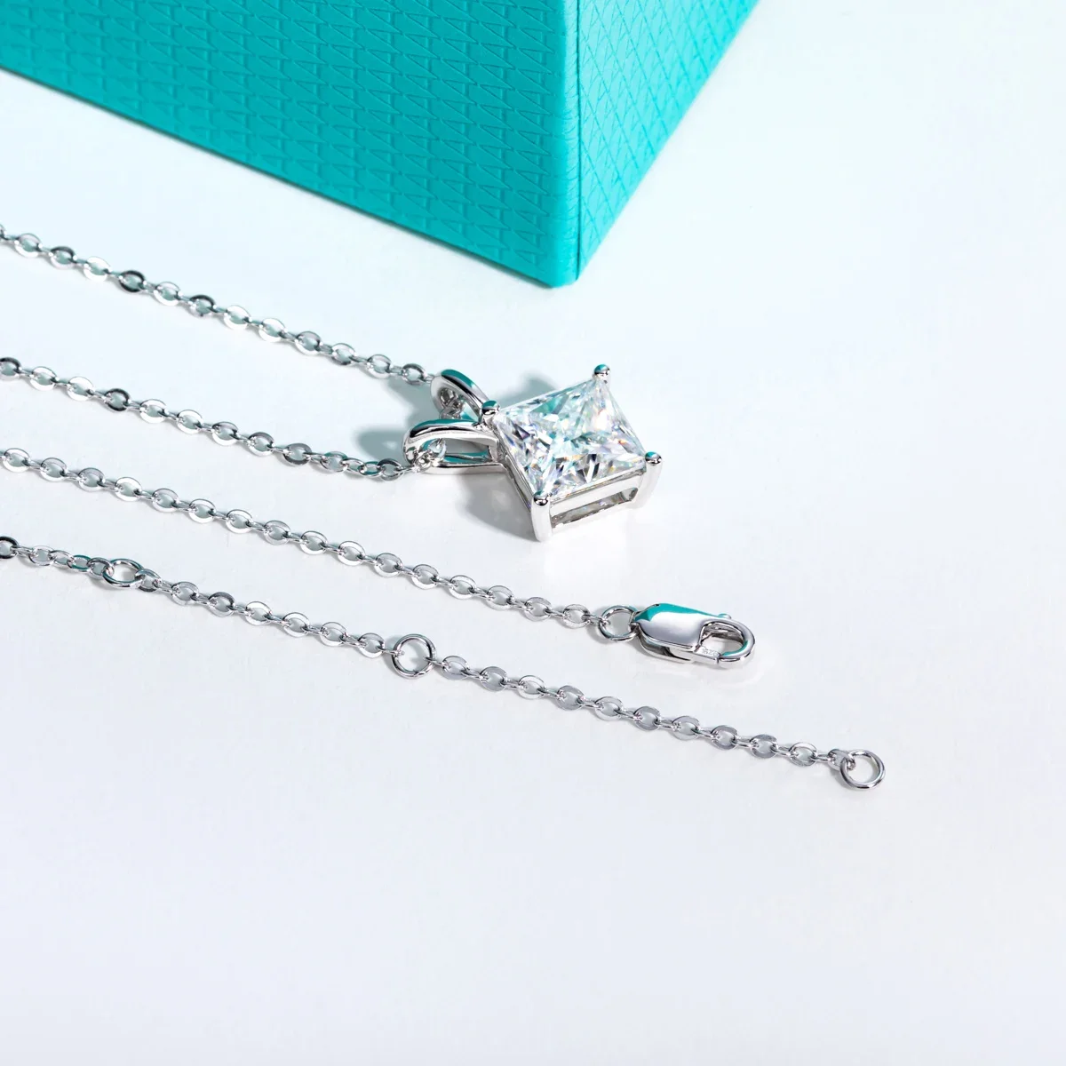 FCGJHW 2캐럿/3캐럿/4캐럿/5캐럿 D 컬러 프린 - Moissanite Pendant Necklace Solitaire 리뷰 및 가격