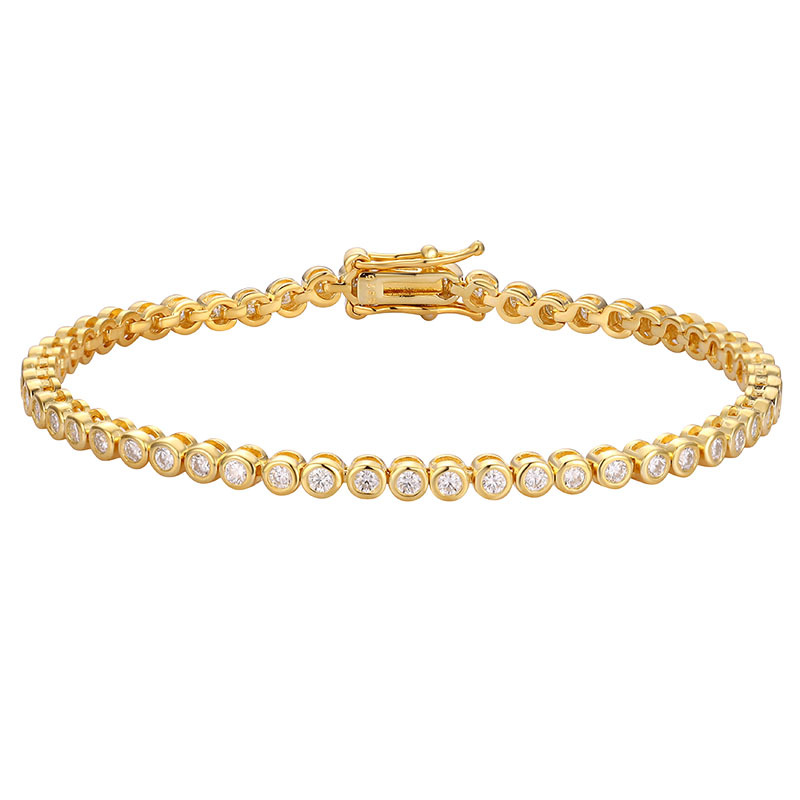 EUREKA 2mm Moissanite 테니스 팔찌 S - Moissanite Tennis Bracelet 925 Sterling 리뷰 및 가격