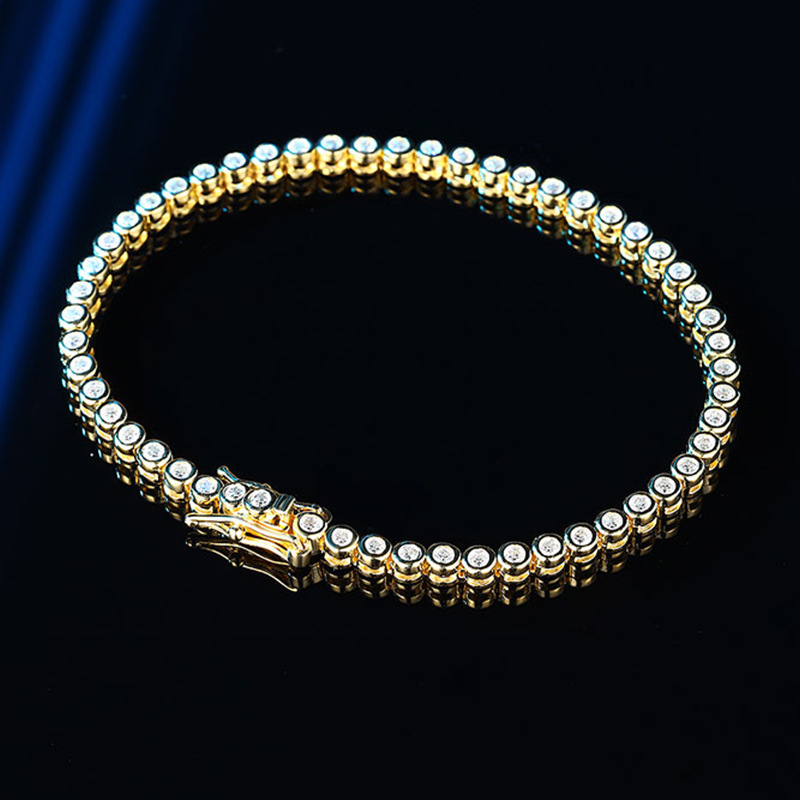 EUREKA 2mm Moissanite 테니스 팔찌 S - Moissanite Tennis Bracelet 925 Sterling 리뷰 및 가격
