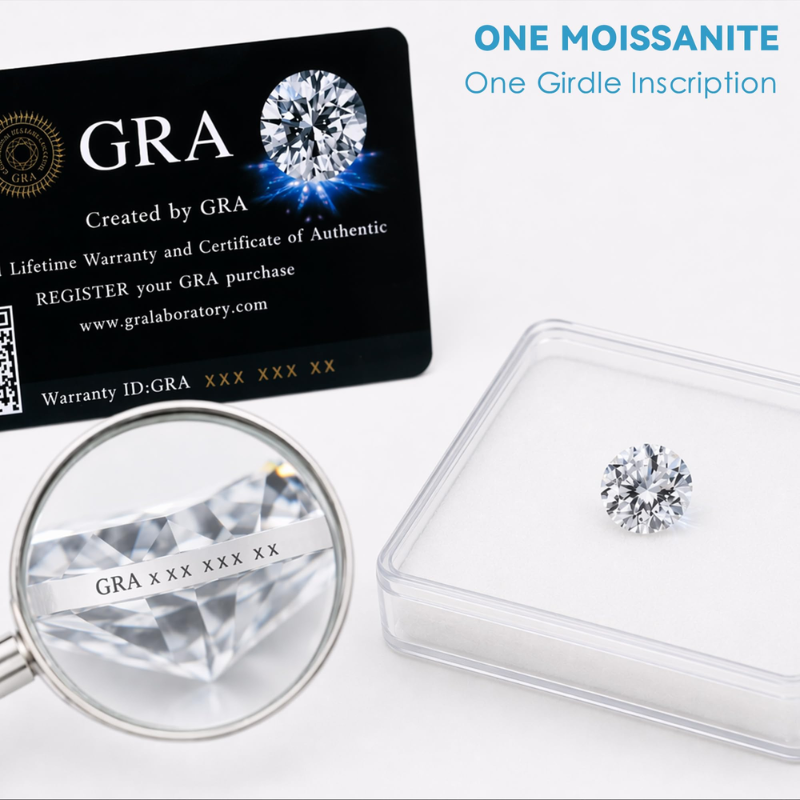 100% 천연 모이사나이트 원석, D 컬러, VVS1  - Gra Certificate Loose Moissanite Stone 리뷰 및 가격