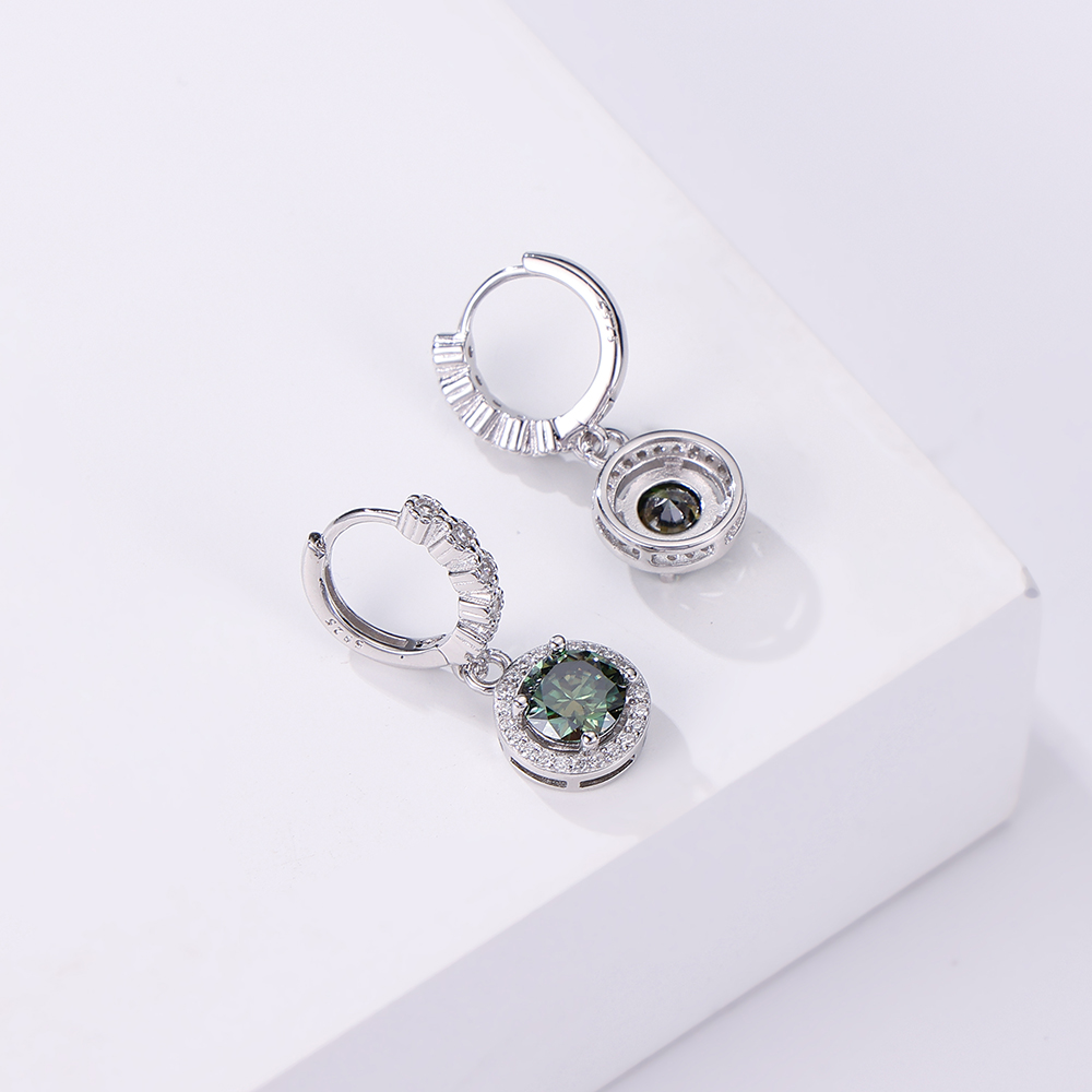 JoyceJelly 여성용 모이사나이트 이어 스터드,  - Moissanite Stud Earrings Round Cut 1Ct 리뷰 및 가격