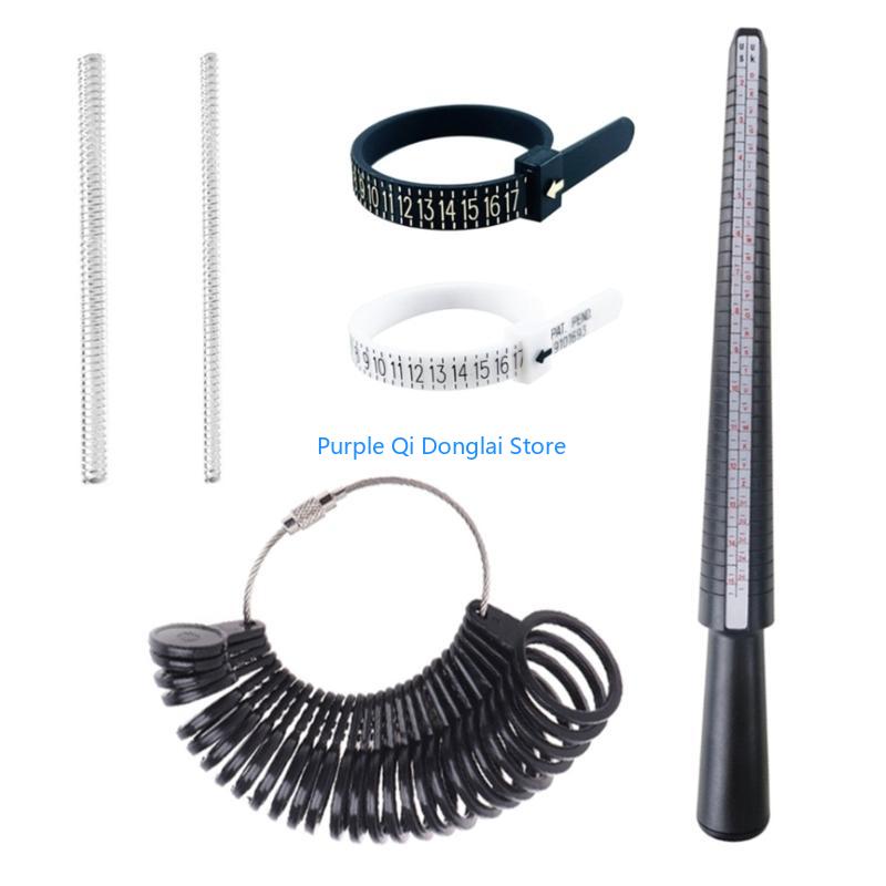 L21E 3/4/6/7Pcs 링 Sizer 측정 도구  - Ring Sizer Measuring Tool Mandrel Set 리뷰 및 가격