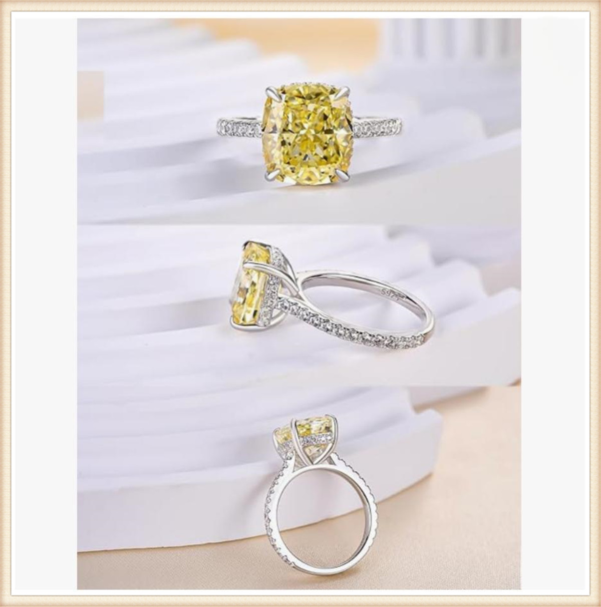 14K 순금 실험실 재배 다이아몬드 IGI 인증 CVD - Lab Grown Diamond Ring 14K Gold 리뷰 및 가격