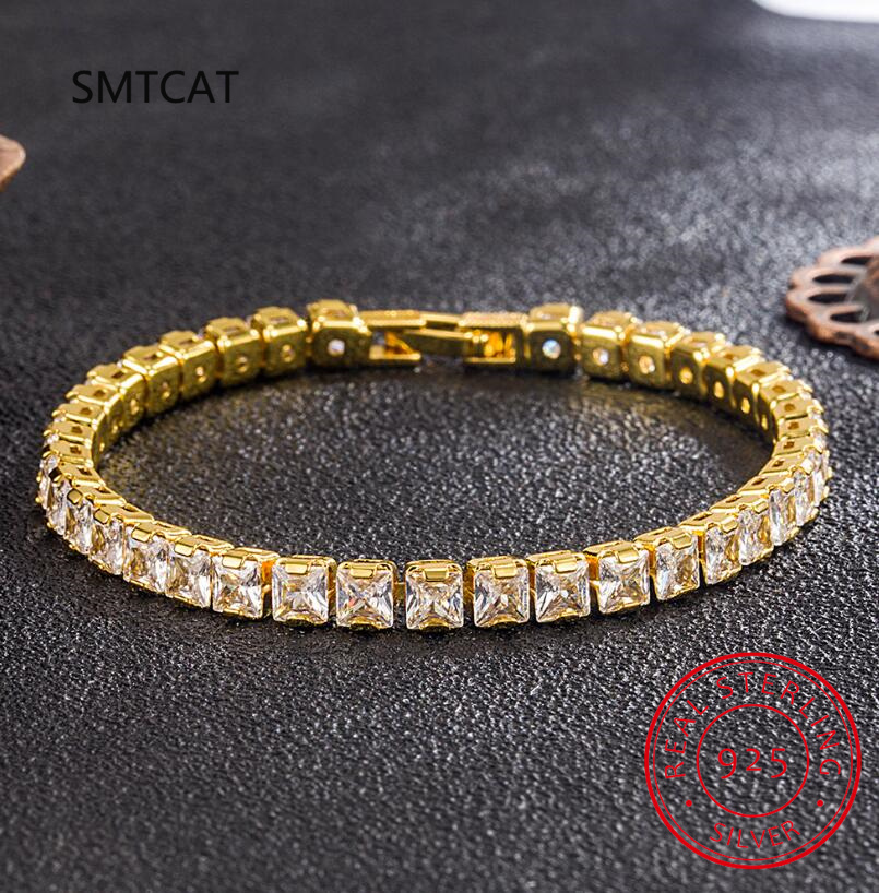 프린세스 컷 모이사나이트 다이아몬드 테니스 뱅글 팔찌, - Moissanite Tennis Bracelet 925 Sterling 리뷰 및 가격