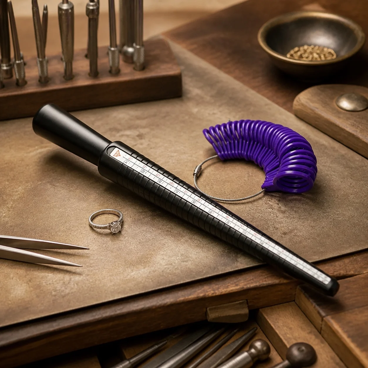 보석 도구 링 사이즈 측정 맨드렐 스틱 핑거 게이지 링 - Ring Sizer Measuring Tool Mandrel Set 리뷰 및 가격