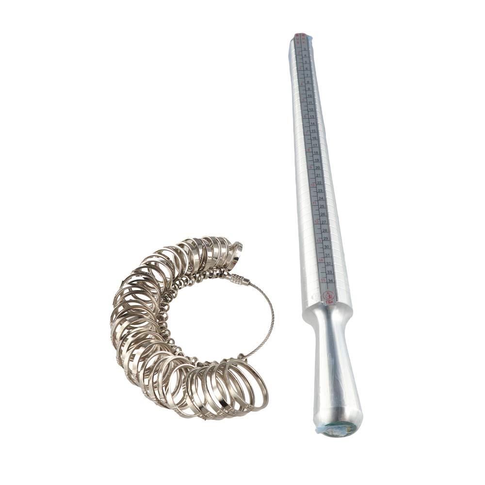 내구성이 뛰어난 반지 사이즈 측정 도구 세트, 알루미늄 - Ring Sizer Measuring Tool Mandrel Set 리뷰 및 가격