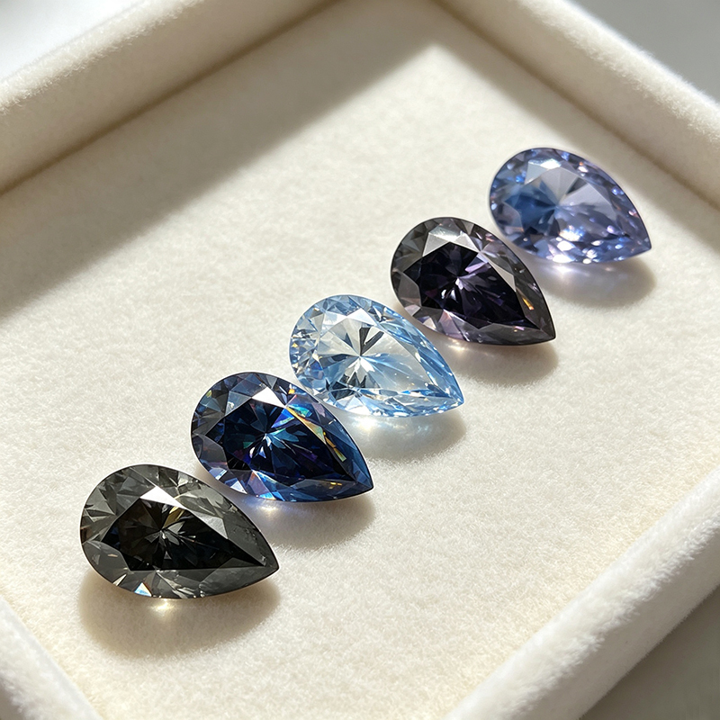 진짜 모이사나이트 페어 컷 0.5-5.0캐럿 랩 다이아 - Gra Certificate Loose Moissanite Stone 리뷰 및 가격
