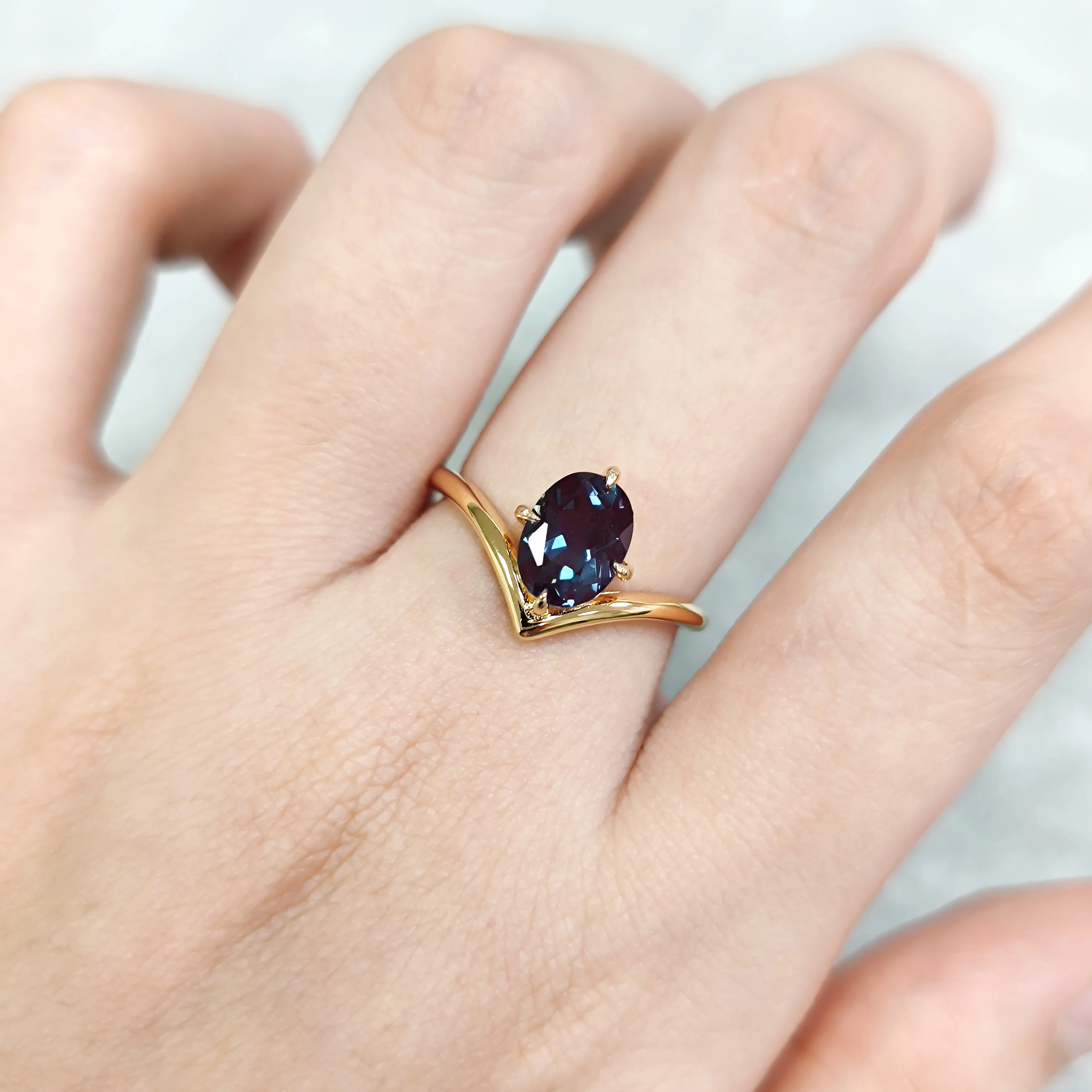 보석 아름다움 14K 금도금 925 스털링 실버 커런덤 - Lab Grown Diamond Ring 14K Gold 리뷰 및 가격