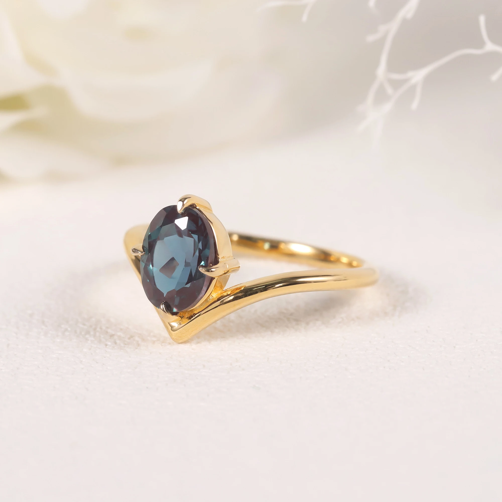 보석 아름다움 14K 금도금 925 스털링 실버 커런덤 - Lab Grown Diamond Ring 14K Gold 리뷰 및 가격